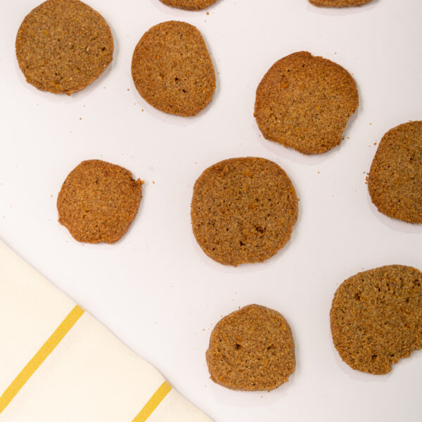 Galletas Polvorones cítricos