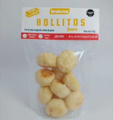 Bollitos de papa rellenos con parmesano