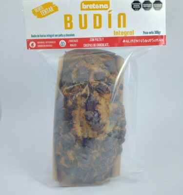 Budín integral de palta con chispitas