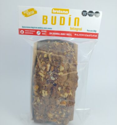 Budín integral de zanahoria con ananá y nueces