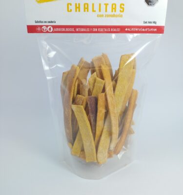 Chalitas integrales con zanahoria