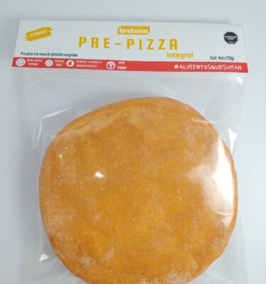 Pre-pizza integral de pimiento