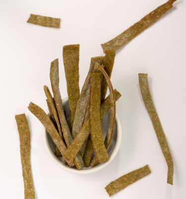 Chalitas integrales con espinaca