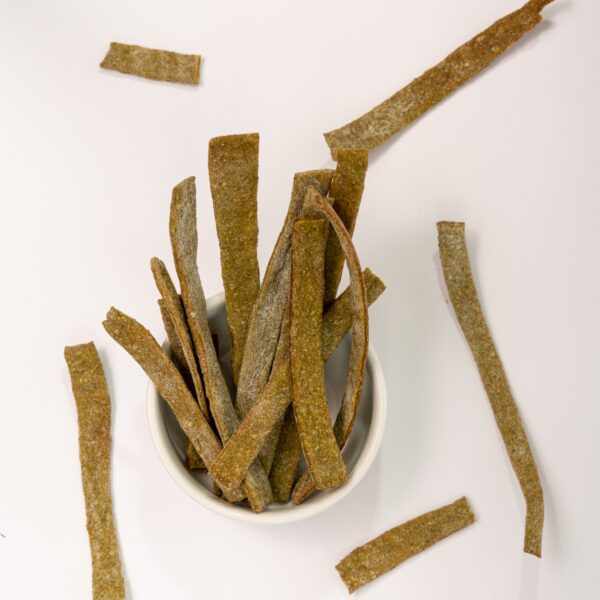 Chalitas integrales con espinaca