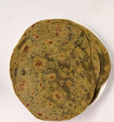 Tortilla integral de espinaca