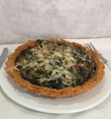 Tarta sin harinas rellena